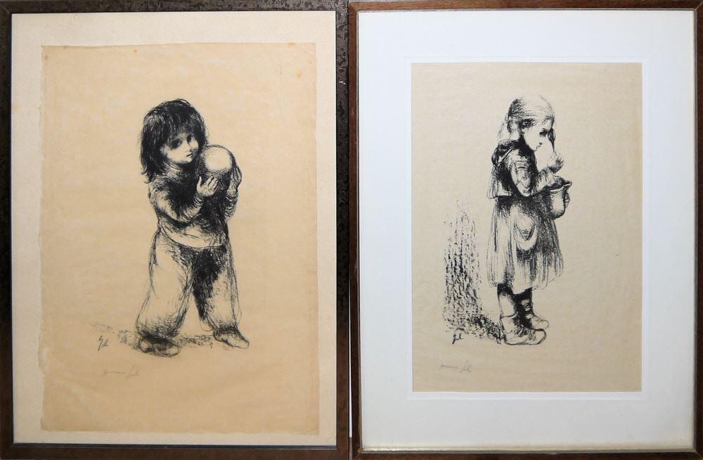 Hanna Nagel comparable auction result: hanna nagel 9 lithographien sowie 2 publikationen