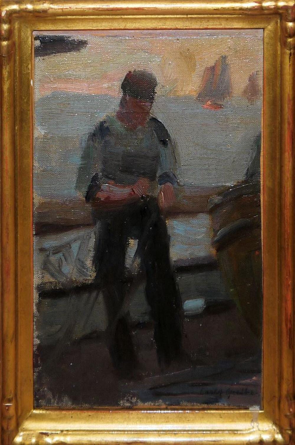 Carlos Grethe comparable auction result: carlos grethe fischer lgem lde um 1900 gerahmt