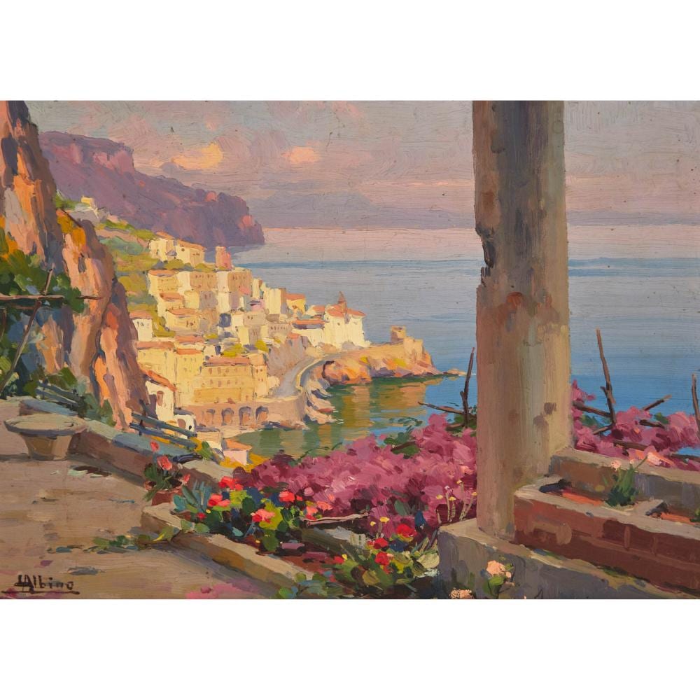 Luca Albino comparable auction result: luca albino 1884 1952 amalfi