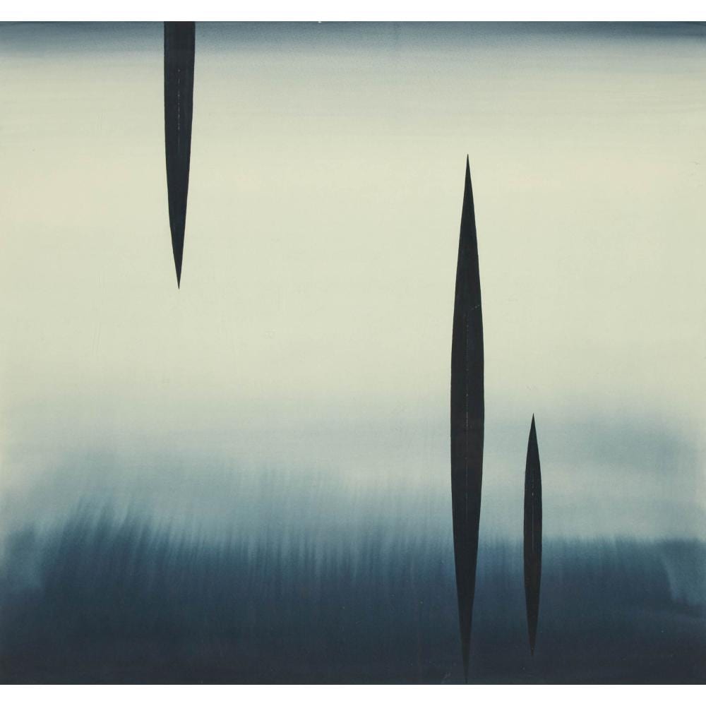 Nikolai Vechtomov comparable auction result: nikolai vechtomov 1923 2007 untitled blue gradient 1983