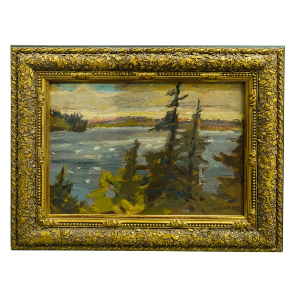 Helmut Gransow comparable auction result: helmut gransow b 1921 study lake marin oil on board