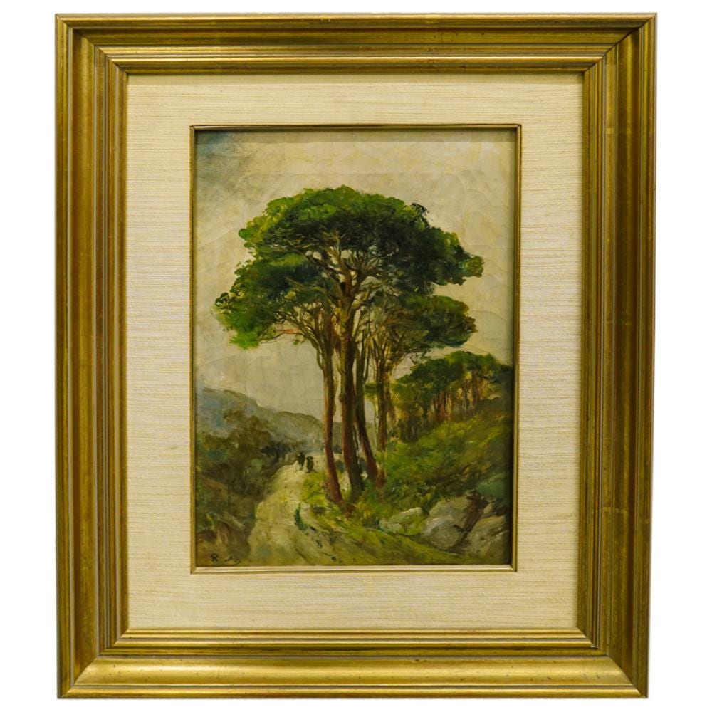 Ramon Marti Alsina comparable auction result: ramon marti alsina spanish 1826 1894 landscape oil on canvas