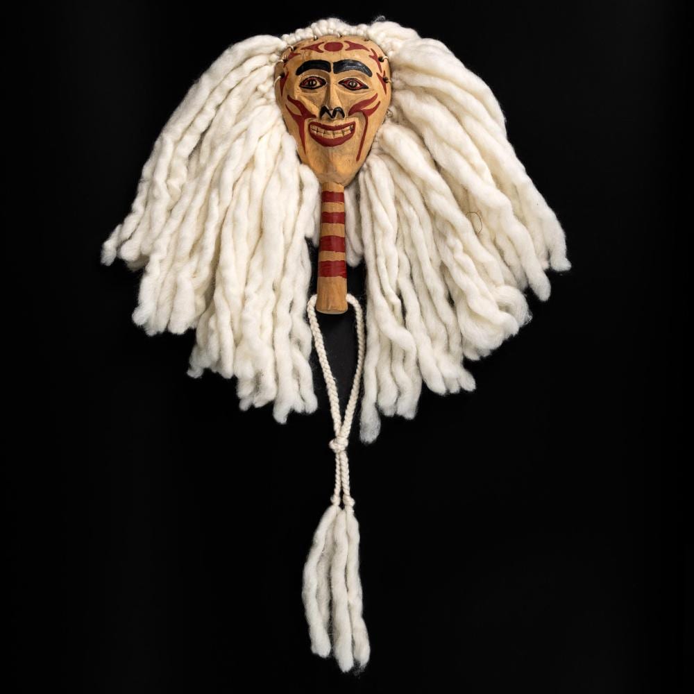simon charlie hwunumetse 1920 2005 double sided rattle · Waddington's · 2024-06-27 Simon Charlie comparable auction result: simon charlie hwunumetse 1920 2005 double sided rattle