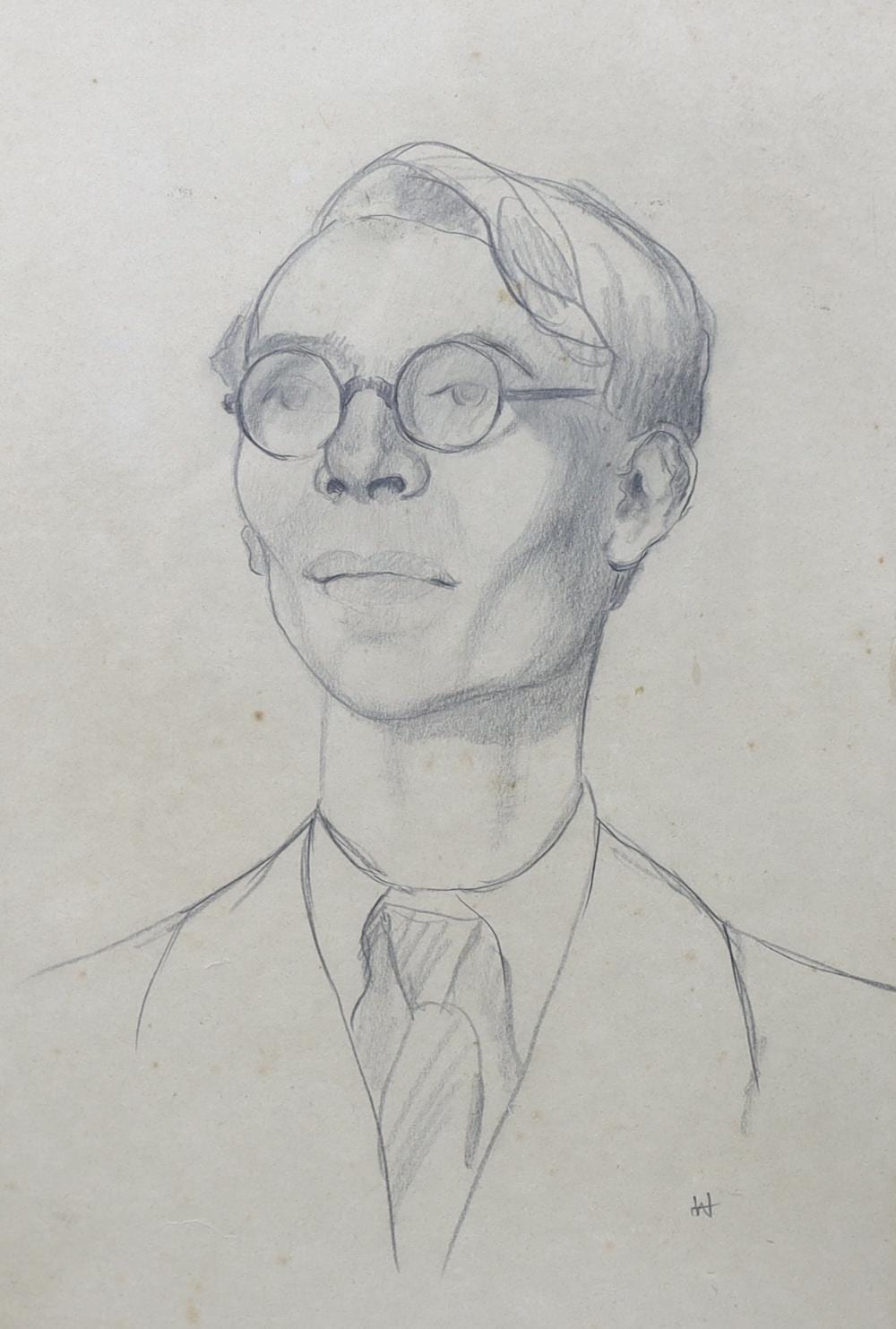 Alfred Aaron Wolmark comparable auction result: alfred aaron wolmark british 1877 1961 self portrait pencil on off white paper 40 x 27cm