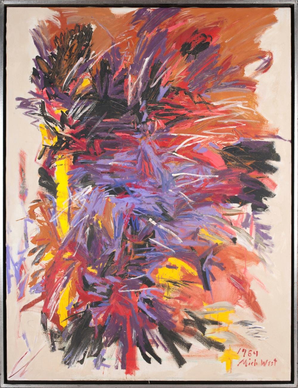 Michael West comparable auction result: michael west 1908 1991 usa american
