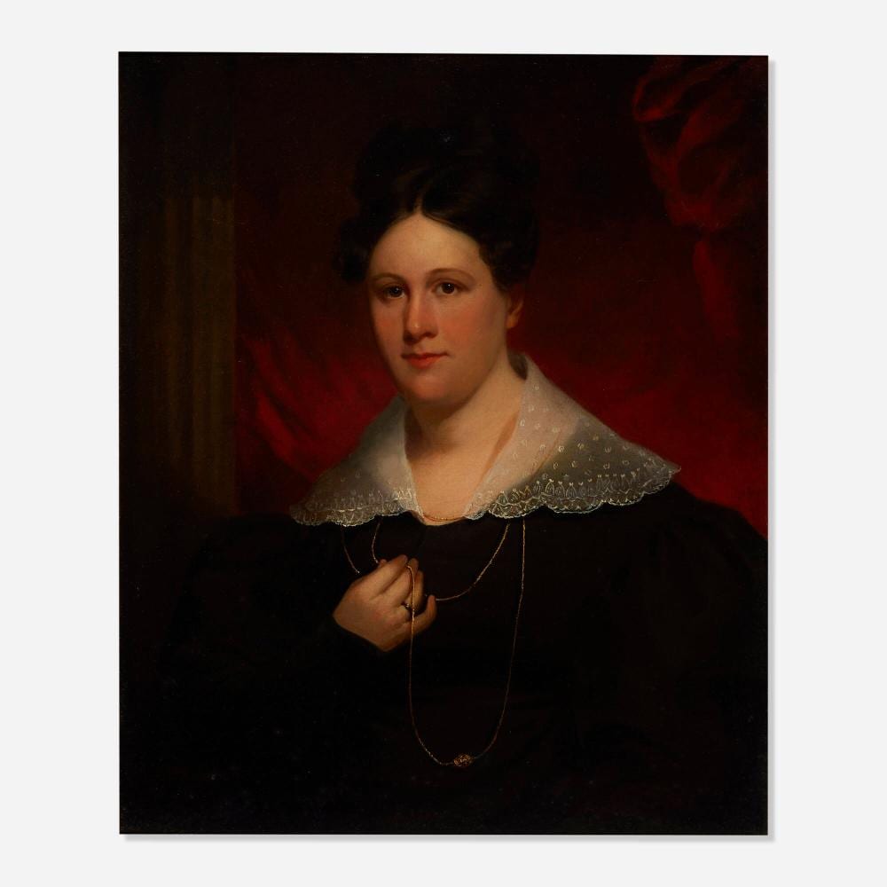 Samuel Lovett Waldo comparable auction result: samuel lovett waldo portrait of a lady