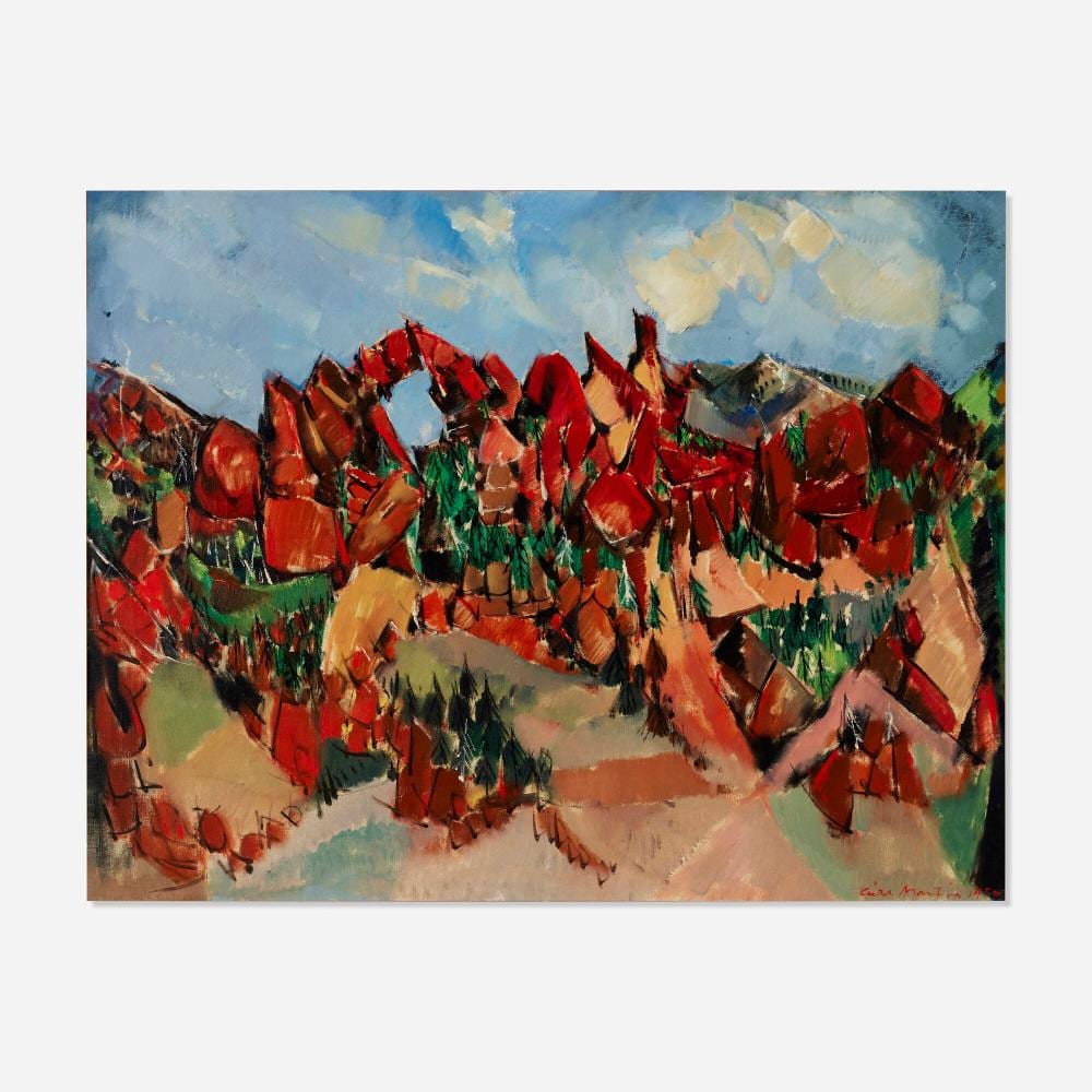 keith martin landscape with rocks · Toomey & Co. Auctioneers · 2024-06-27 Keith Morrow Martin comparable auction result: keith martin landscape with rocks