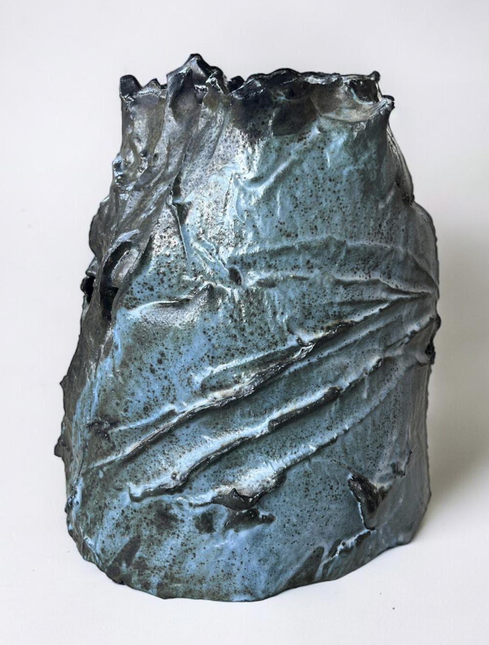 Claude Champy comparable auction result: claude champy 1944 vase en gr s maill maux bleut s