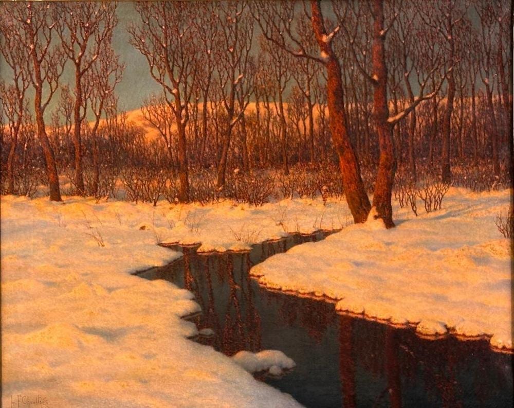 Ivan Fedorovic Choultsé comparable auction result: ivan federovich choultse oil soir de novembre
