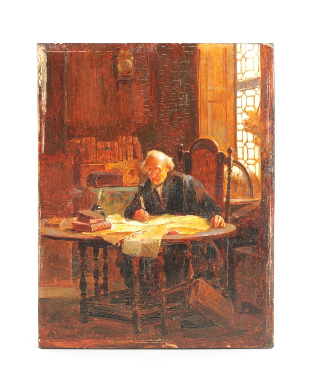 Henry Gillard Glindoni comparable auction result: henry gillard glindoni 1852 1913 oil on wooden panel
