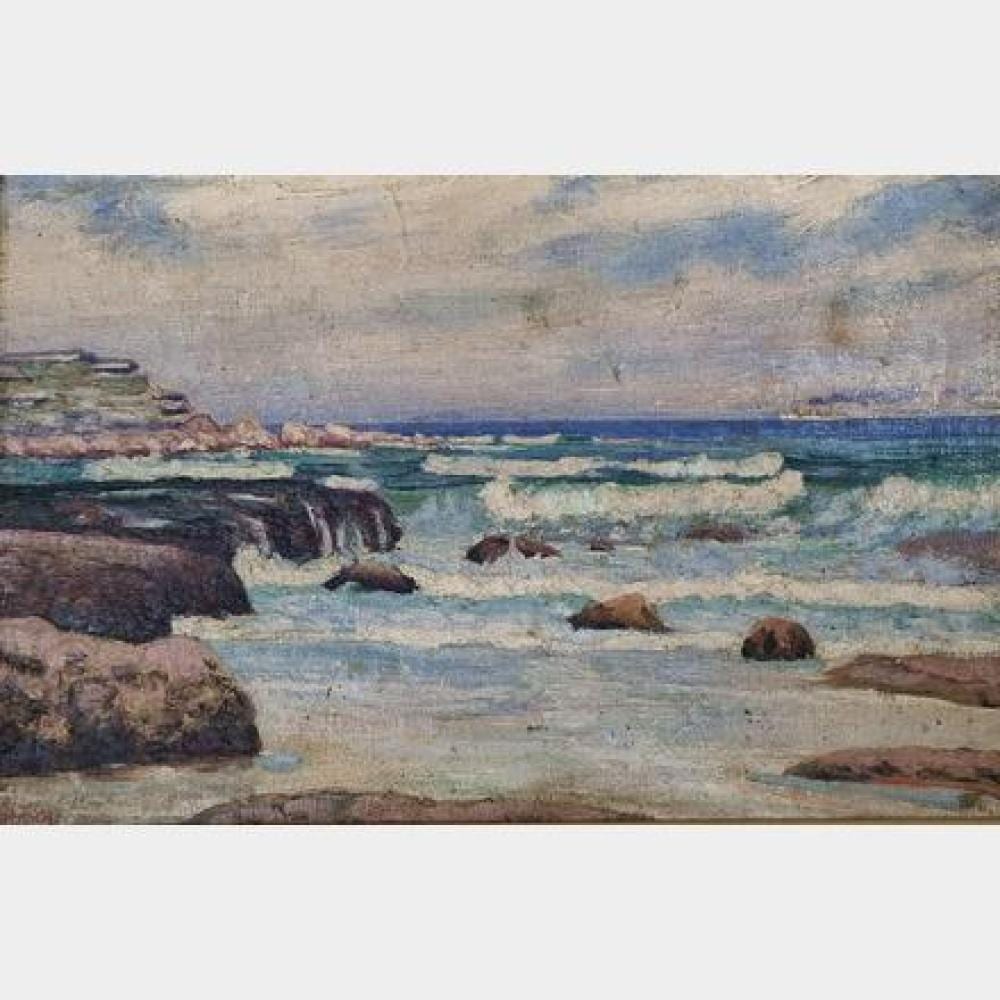 herbert reginald gallop australia 1890 1958 maroubra beach 1910 oil on canvas signed and dated 10 lower left 19 x 29 cm f · Raffan Kelaher & Thomas · 2024-06-25 Herbert Gallop comparable auction result: herbert reginald gallop australia 1890 1958 maroubra beach 1910 oil on canvas signed and dated 10 lower left 19 x 29 cm f