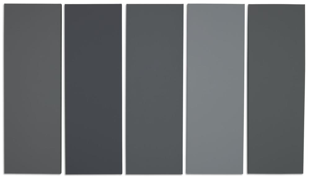 Alan Charlton comparable auction result: alan charlton b 1948 untitled acrylic on canvas in five parts each 7