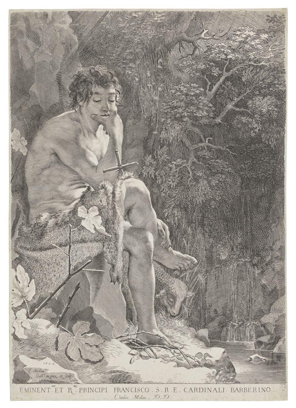 claude mellan 1598 1688 saint john the baptist in the wilderness sheet · Christie's · 2024-07-02 Claude Mellan comparable auction result: claude mellan 1598 1688 saint john the baptist in the wilderness sheet