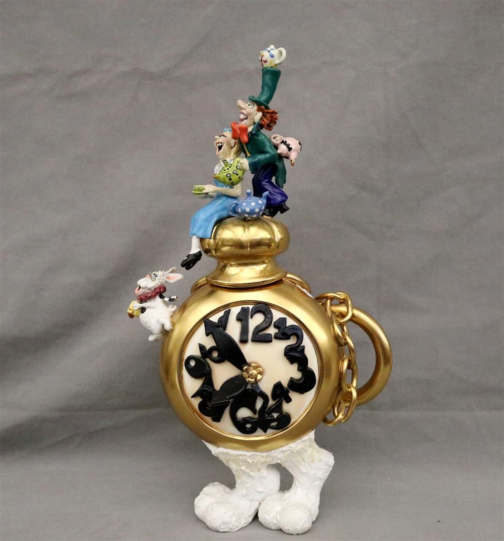 Doug Anderson comparable auction result: doug anderson american born 1954 alice s tea party signed and dated anderson 2002 hand painted polychrome porcelain figural