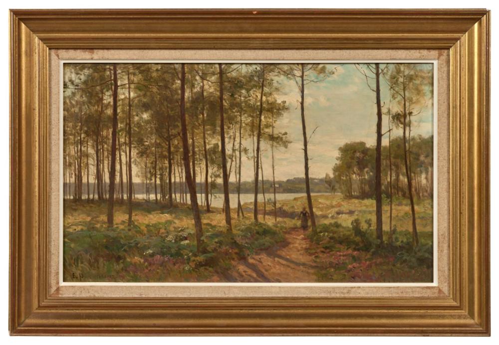 Émile Isenbart comparable auction result: emile isenbart 1846 1921 paysage dans le doubs huile sur toile sig