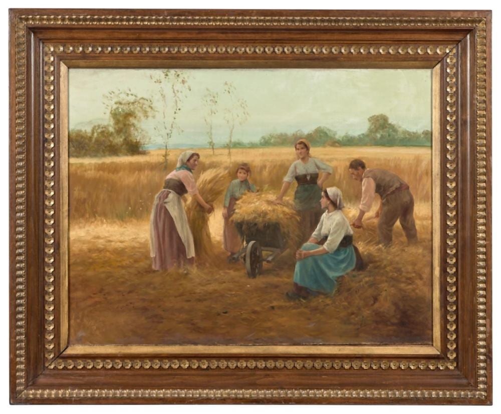 jos maria jardines 1862 c 1920 la fenaison huile sur toile sign · Osenat · 2024-06-30 José Maria Jardines comparable auction result: jos maria jardines 1862 c 1920 la fenaison huile sur toile sign