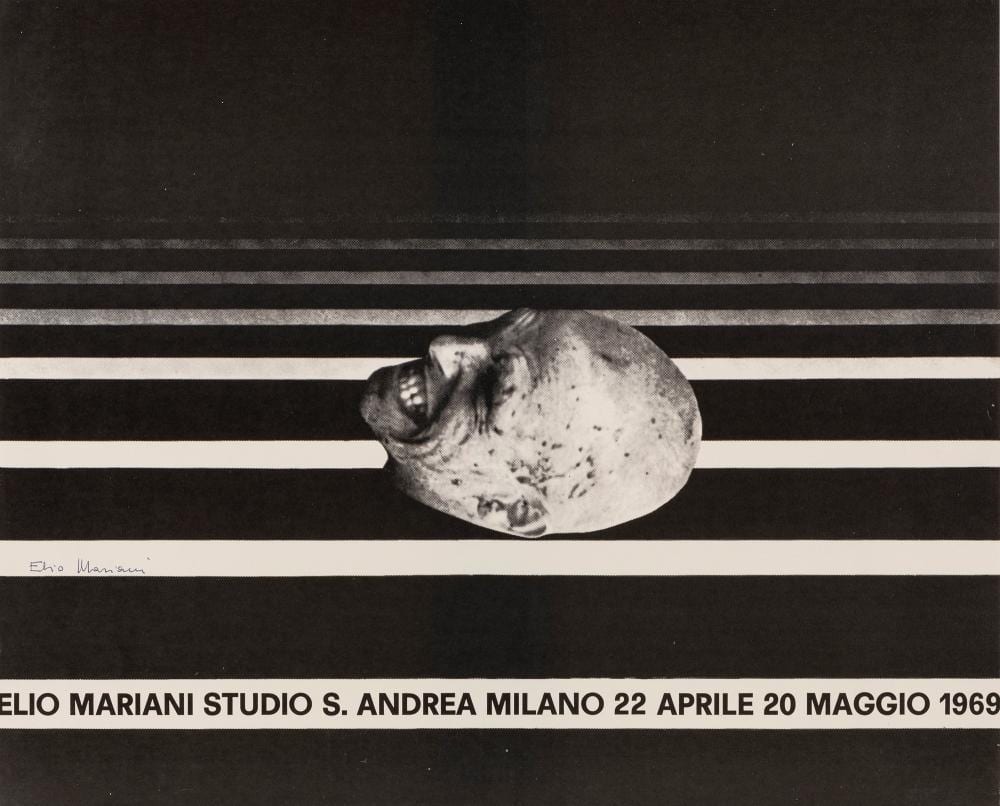 Elio Mariani comparable auction result: elio mariani milano 1943 untitled