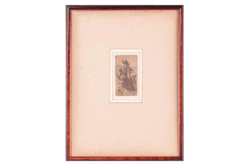 matthijs maris dutch 1839 1917 girl with child in her arms initialled m m in the plate lower left etching plate 8 x 4 5 cm sheet 12 x 8 cm framed 30 5 x 23 cm · Dawsons Auctioneers · 2024-06-27 Matthijs Maris comparable auction result: matthijs maris dutch 1839 1917 girl with child in her arms initialled m m in the plate lower left etching plate 8 x 4 5 cm sheet 12 x 8 cm framed 30 5 x 23 cm