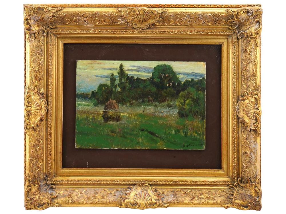 russian landscape oil painting by isaac levitan · Antique Arena Inc · 2024-06-30 Isaak Il'ic Levitan comparable auction result: russian landscape oil painting by isaac levitan