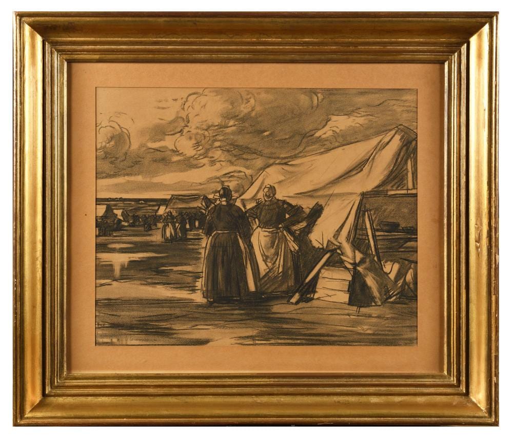 Jean Julien Lemordant comparable auction result: jean julien lemordant 1878 82 1968 les bretonnes