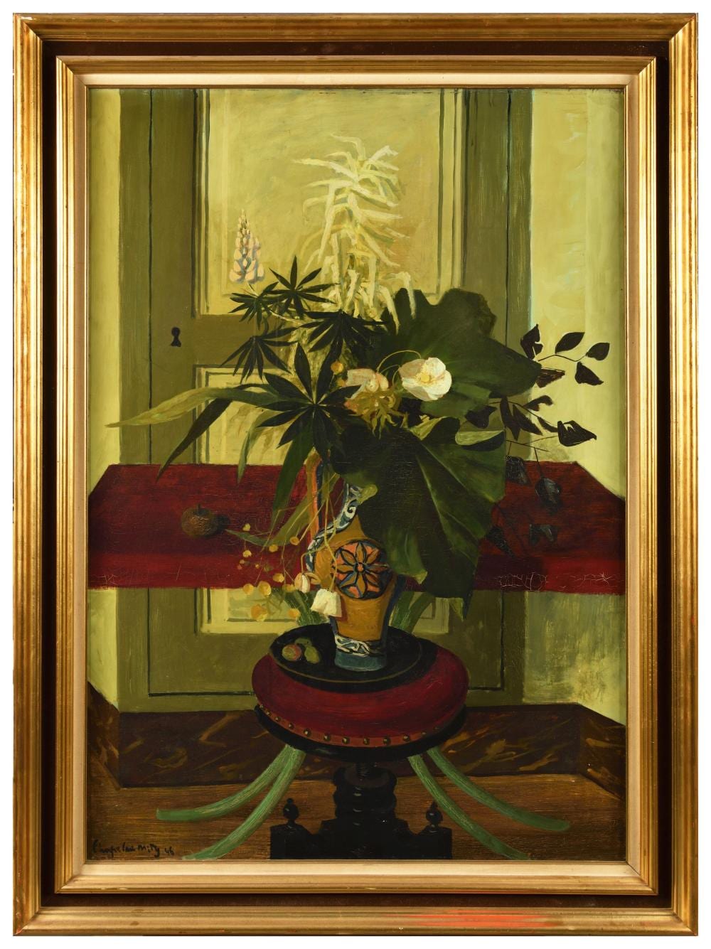 Roger Chapelain-Midy comparable auction result: roger chapelain midy 1904 1992 bouquet de fleurs sur un gu ridon 1946