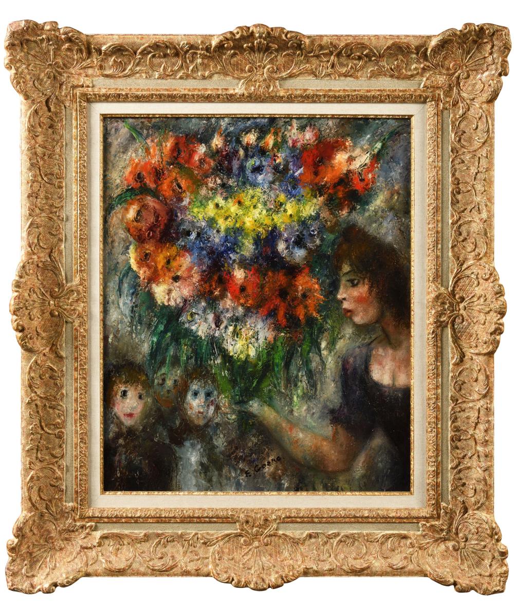 edouard goerg 1893 1969 la brune fleuriste 1960 · Osenat · 2024-07-07 Edouard Goerg comparable auction result: edouard goerg 1893 1969 la brune fleuriste 1960