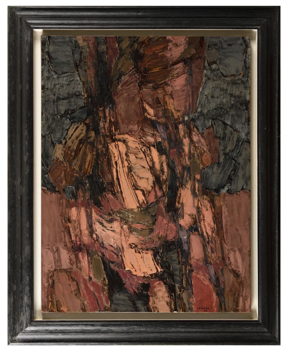 Pierre César Lagage comparable auction result: pierre c sar lagage 1911 1977 sans titre 1962