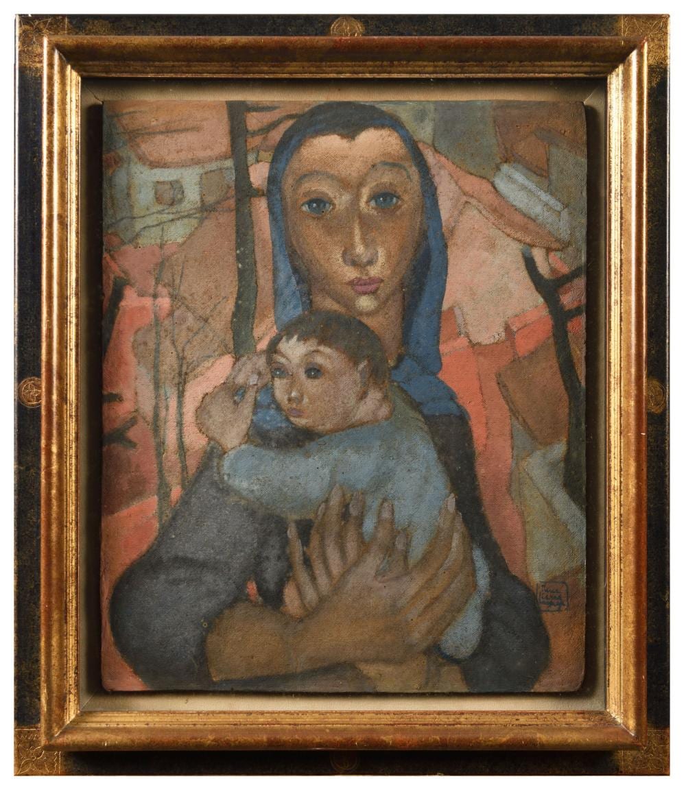 Pierre César Lagage comparable auction result: pierre c sar lagage 1911 1977 vierge l enfant