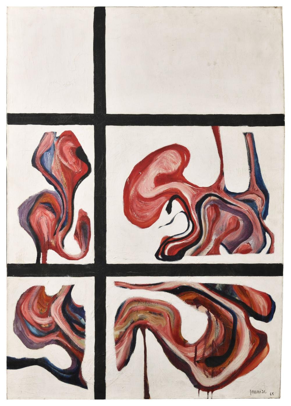 Michel Journiac comparable auction result: michel journiac france 1935 1995 alphabet du corps 1965
