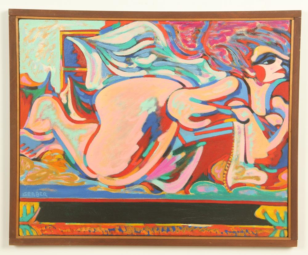 jack gerber american 1927 2021 oil painting · Material Culture · 2024-07-17 Jack Gerber comparable auction result: jack gerber american 1927 2021 oil painting