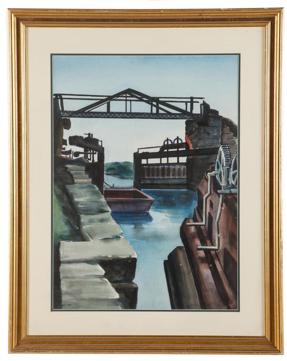 lois rapp american 1907 1992 watercolor painting · Material Culture · 2024-07-17 Lois Rapp comparable auction result: lois rapp american 1907 1992 watercolor painting