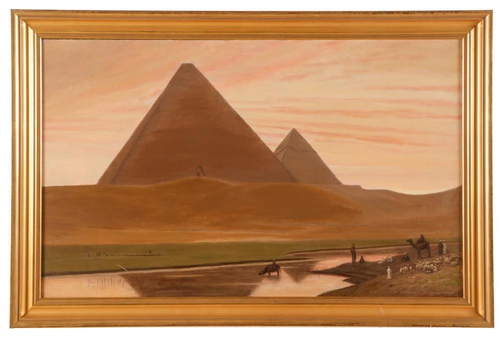 Ernest Wadsworth Longfellow comparable auction result: ernest wadsworth longfellow 1845 1921 pyramids along the nile
