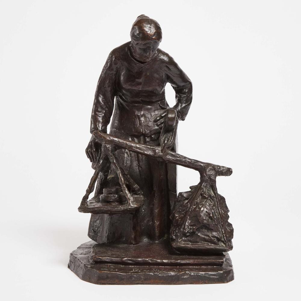 Alfred Laliberté comparable auction result: alfred lalibert 1878 1953 la balance