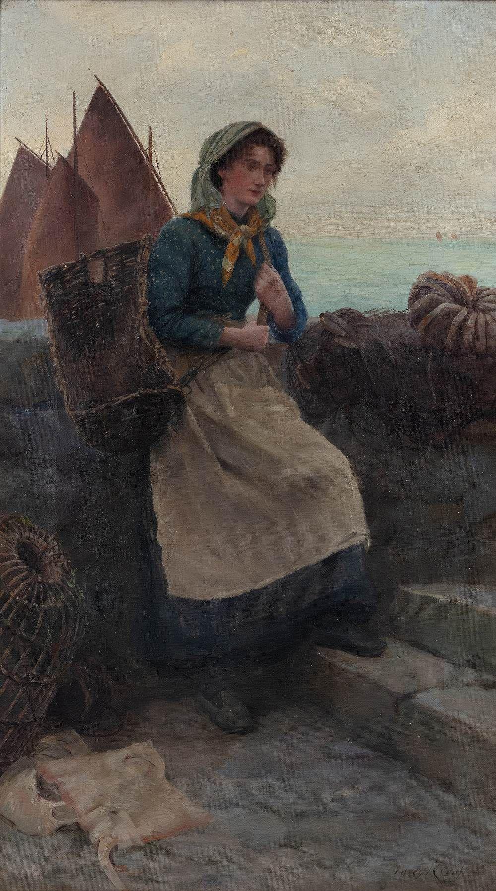 percy robert craft british 1856 1934 a cornish fishwife oil on canv · Roseberys · 2024-07-09 Percy Robert Craft comparable auction result: percy robert craft british 1856 1934 a cornish fishwife oil on canv