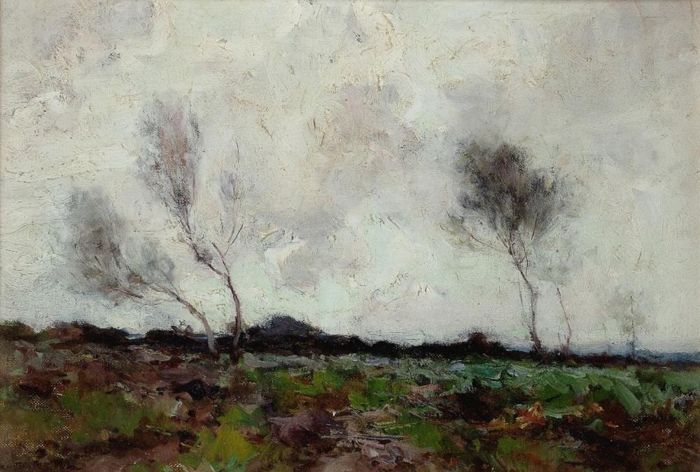 Adam E. Proctor comparable auction result: adam edwin proctor ri roi rba british 1864 1913 a breezy morn oil