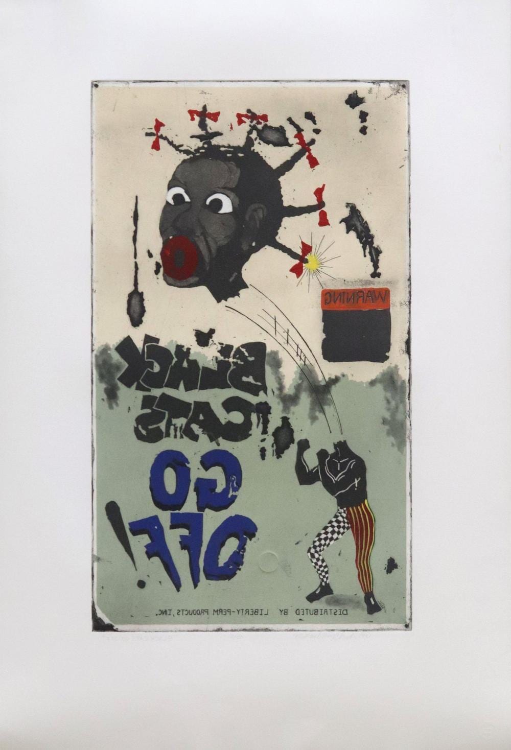 Michael Ray Charles comparable auction result: michael ray charles b 1967 etching lithograph linocut print