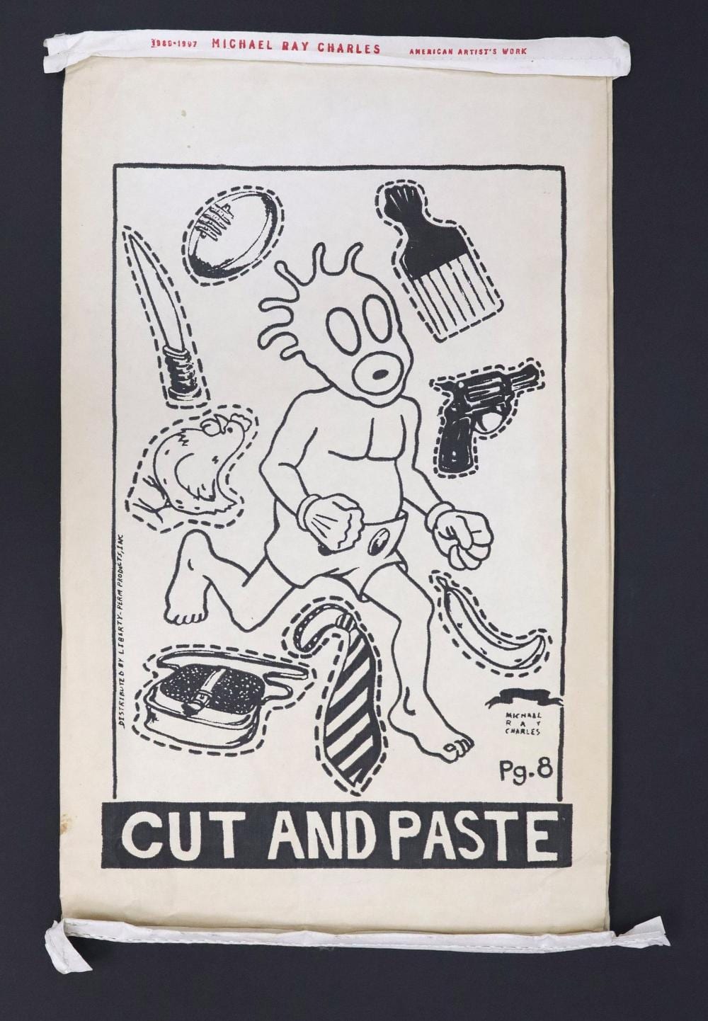 Michael Ray Charles comparable auction result: michael ray charles b 1967 cut paste exhibition catalog