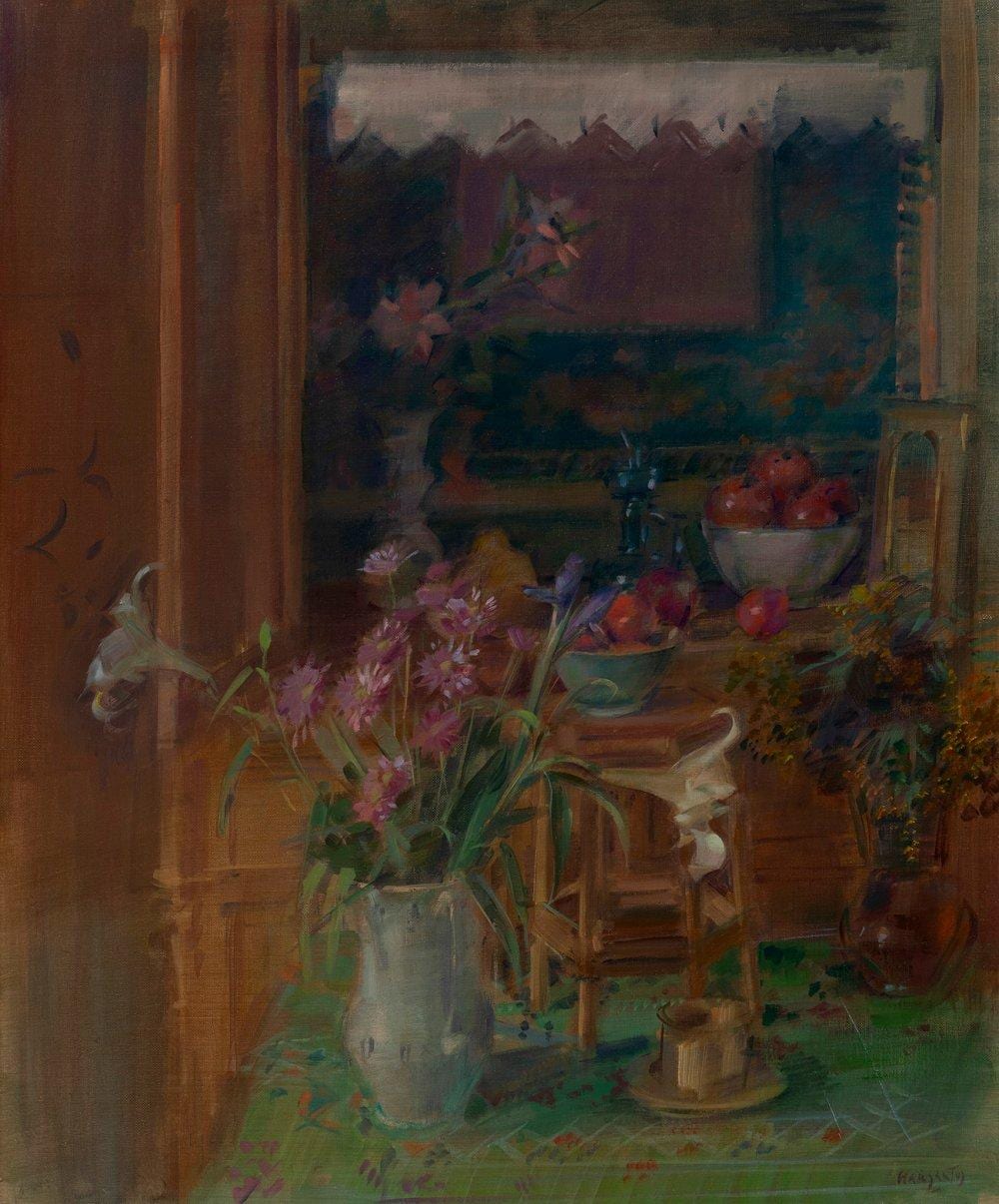 juli n grau santos canfranc huesca 1937 cupboard and flowers 1991 oil on canvas signed in the lower right corner signed dated and titled on the back · Setdart Auction House · 2024-07-11 Julián Grau Santos comparable auction result: juli n grau santos canfranc huesca 1937 cupboard and flowers 1991 oil on canvas signed in the lower right corner signed dated and titled on the back