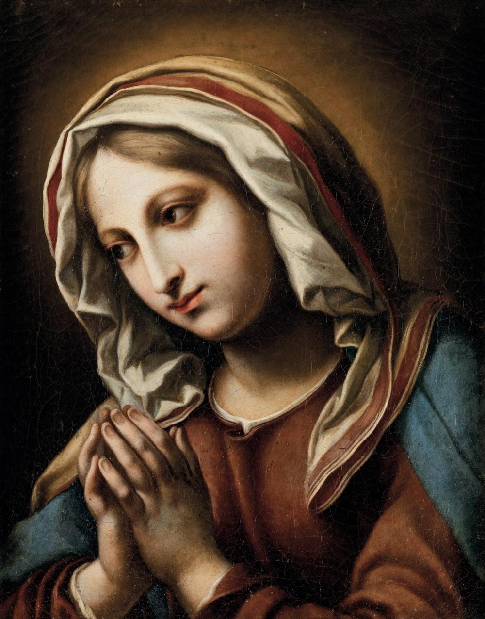francesco cozza 1605 stignano 1682 roma vergine orante · Cambi Casa d'Aste · 2024-07-05 Francesco Cozza comparable auction result: francesco cozza 1605 stignano 1682 roma vergine orante