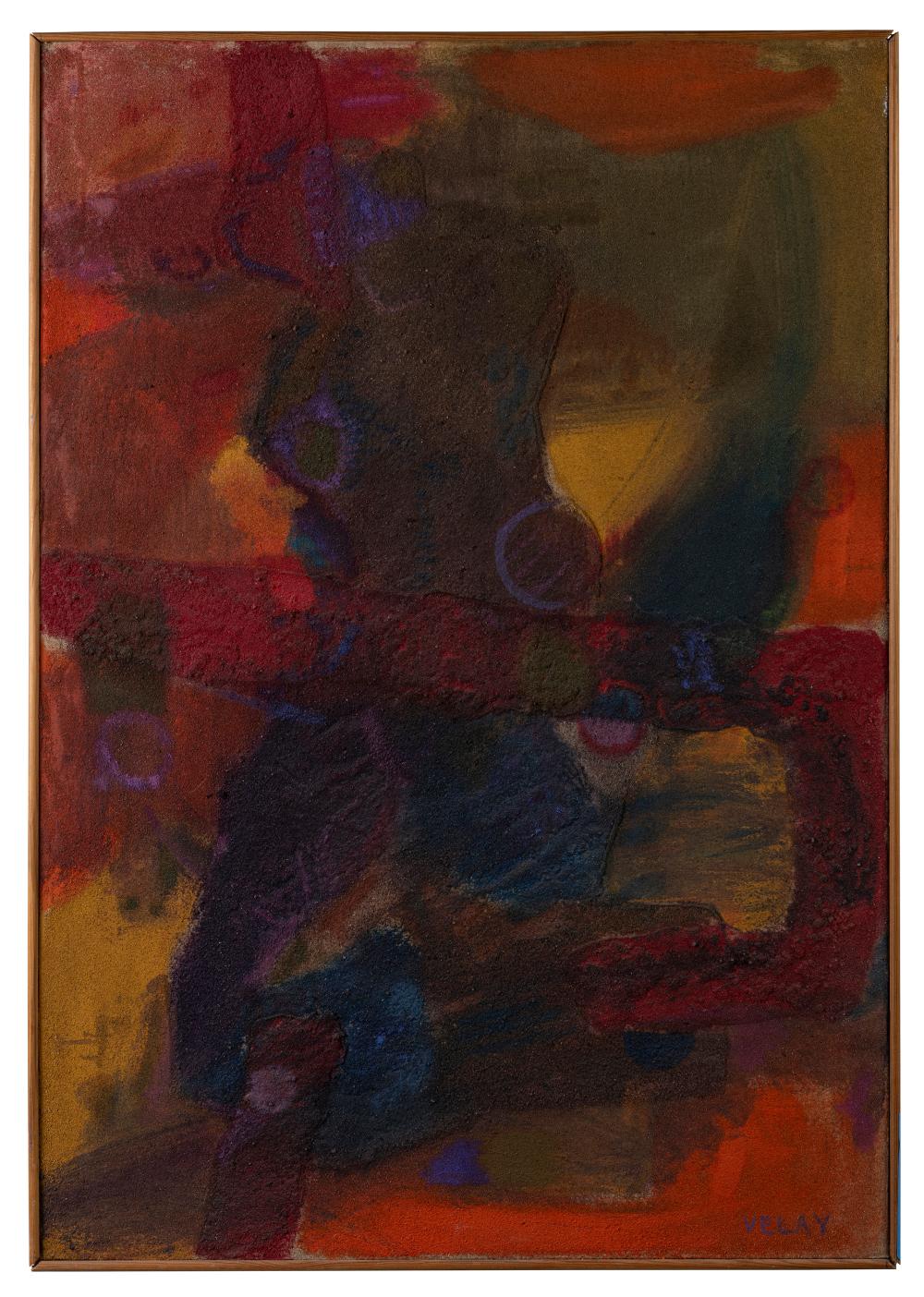 Dorance Velay comparable auction result: dorance velay french born 1927 abstract