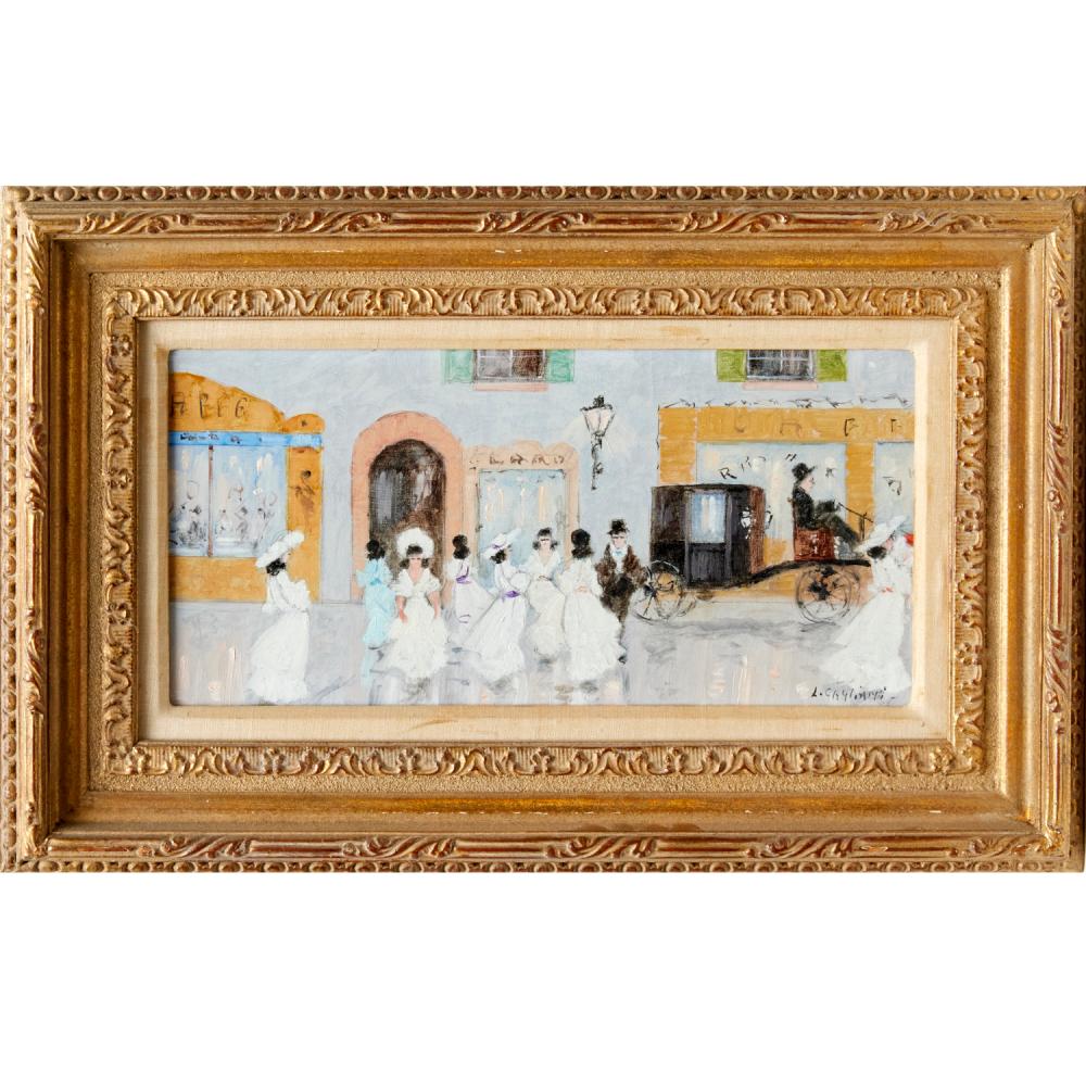 Luigi Cagliani comparable auction result: luigi cagliani oil on canvas