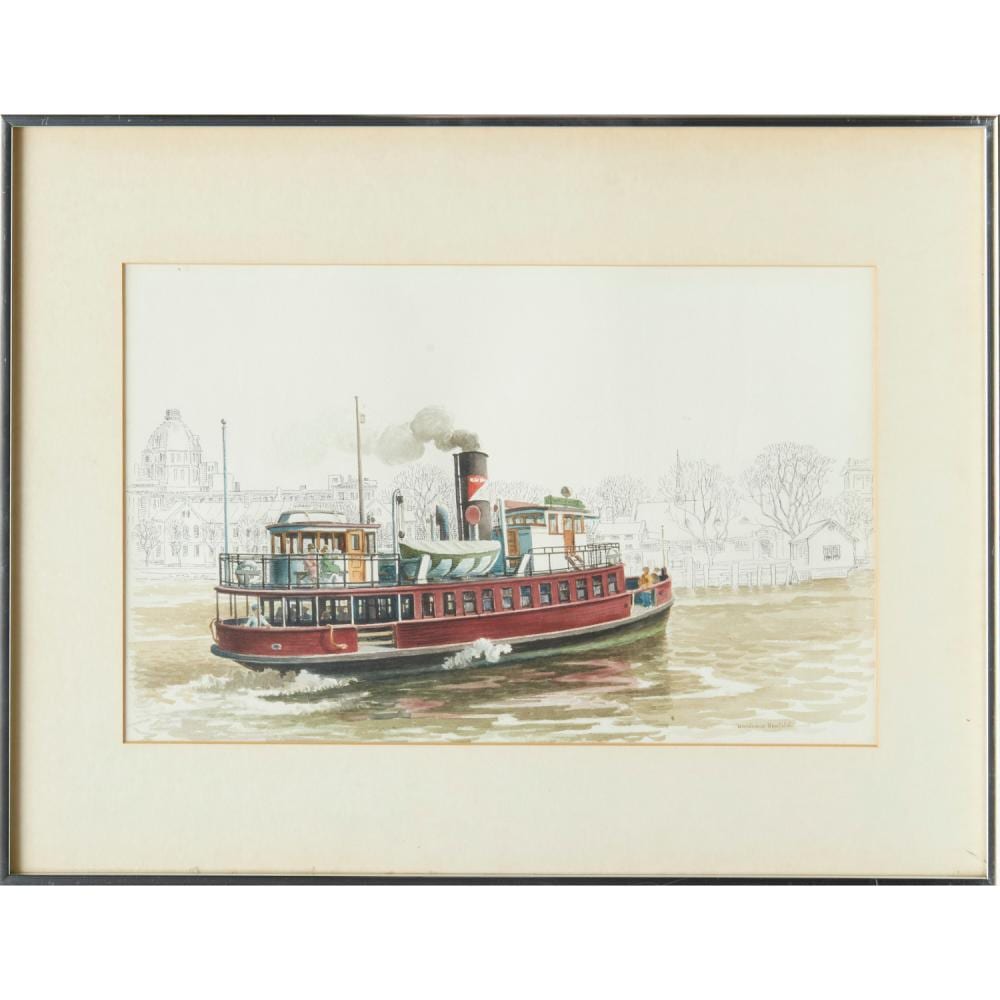 Woldemar Neufeld comparable auction result: woldemar neufeld watercolor on paper