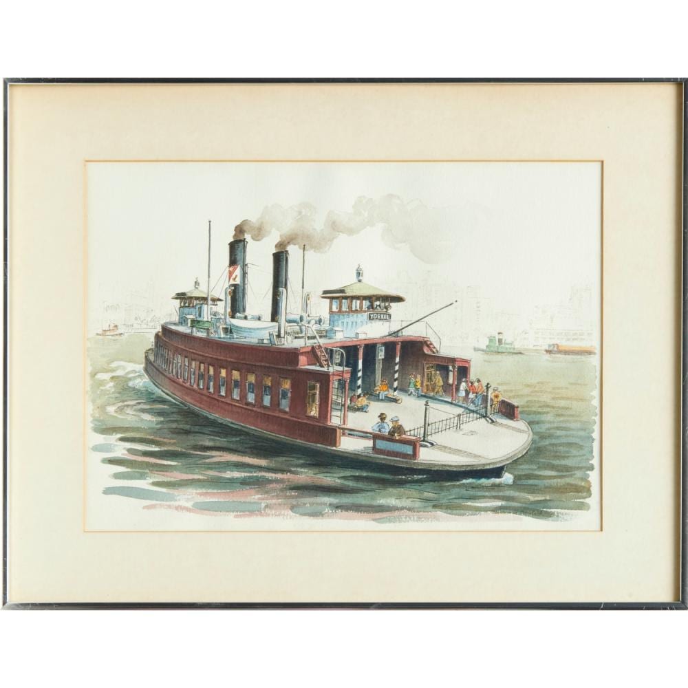 Woldemar Neufeld comparable auction result: woldemar neufeld watercolor on paper c 1965