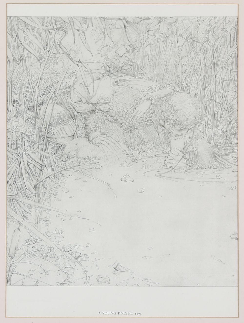 Barry Windsor-Smith comparable auction result: barry windsor smith framed print a young knight
