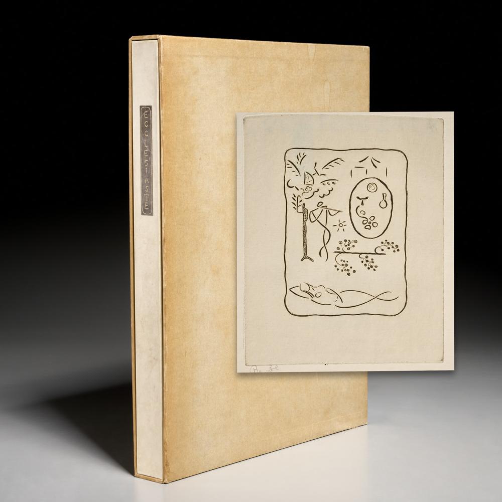 Roger Vieillard comparable auction result: roger vieillard l ecclesiaste with extra etching