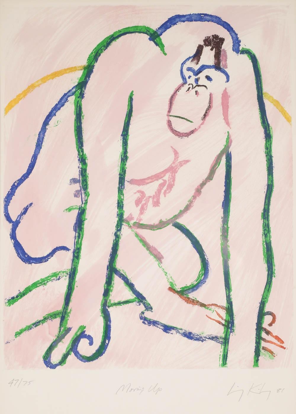 Irving Kriesberg comparable auction result: irving kriesberg etching moving up
