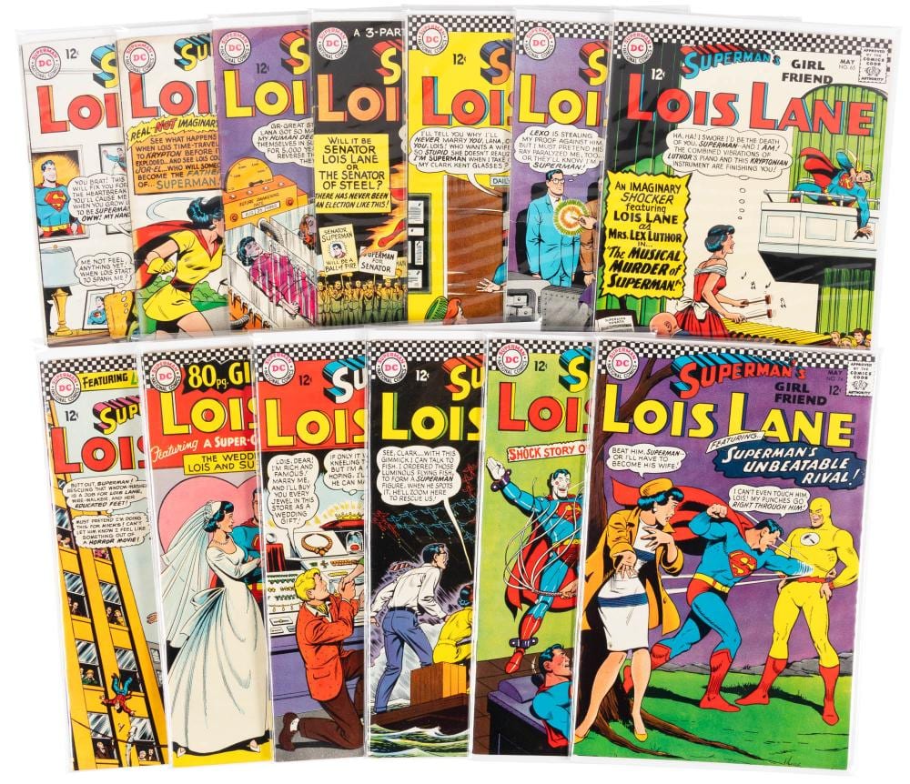 Lois Lane comparable auction result: lois lane and jimmy olsen lot of 26 comics 1960s