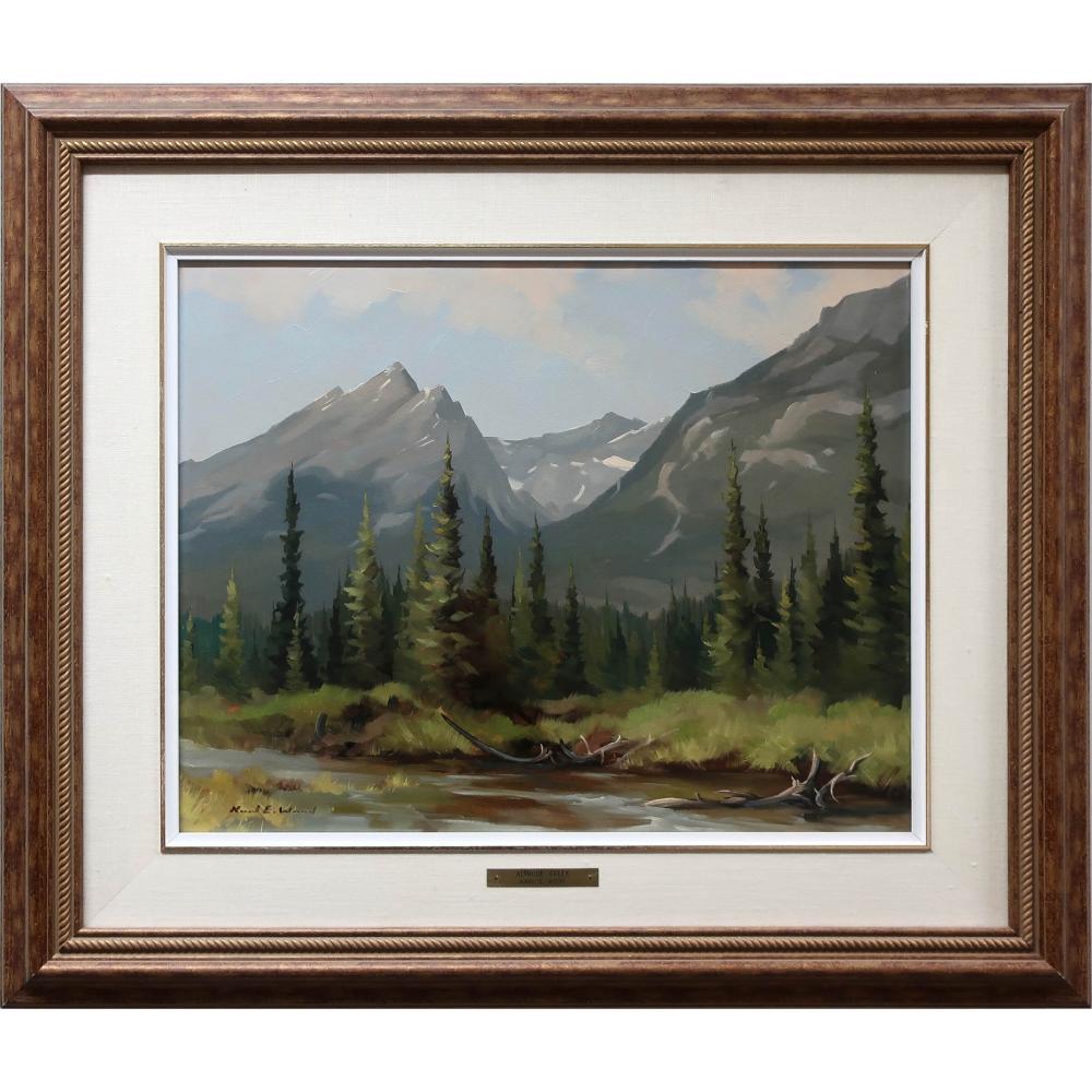Karl E. Wood comparable auction result: karl e wood canadian 1944 1990 altrude creek