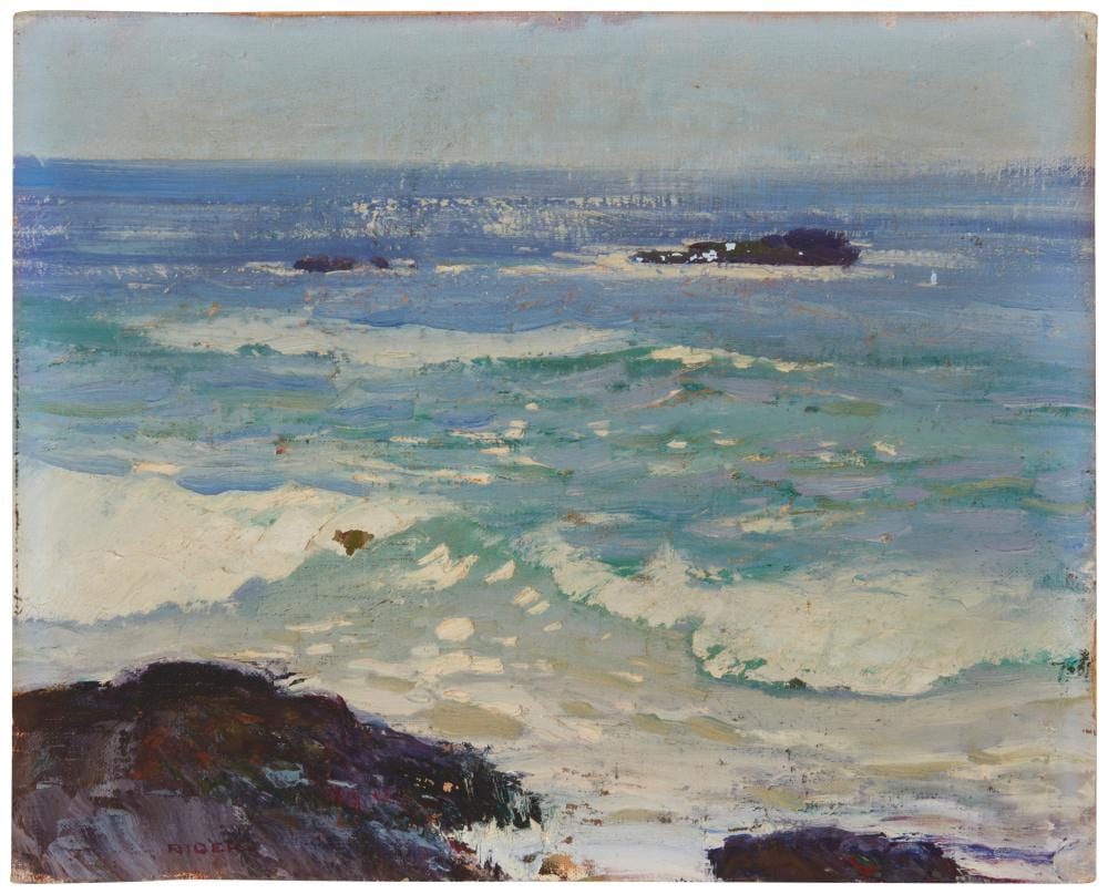 Arthur Grover Rider comparable auction result: arthur grover rider 1886 1975 coastal scene
