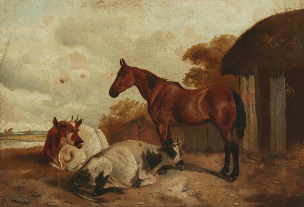 John Wootton comparable auction result: john wootton circa 1682 1764 horse and cows